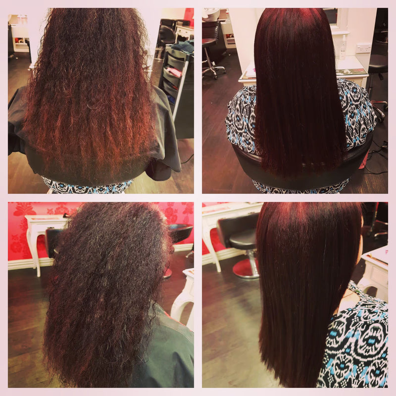 Chemically straightened/relaxed hair