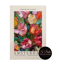 Marché Aux Fleurs Amsterdam Framed Art Print