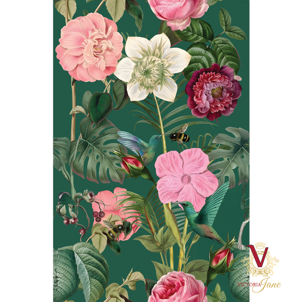 Azure Jardin Wallpaper wallpaper