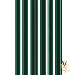 Azure Cabana Stripe Wallpaper