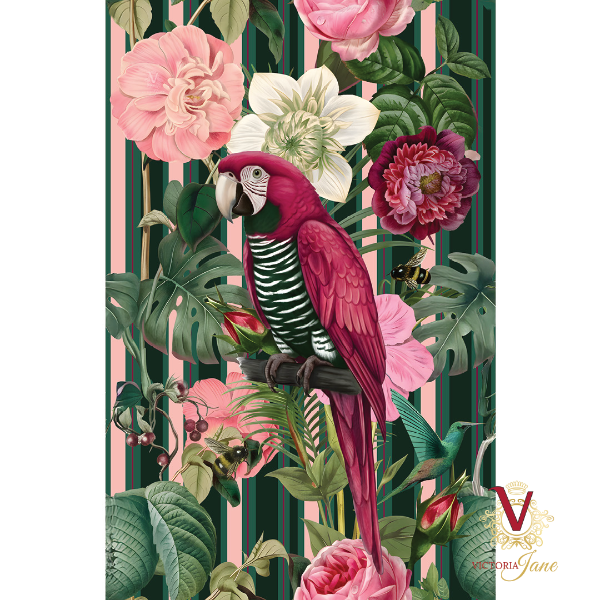 Blush Riviera Plume Wallpaper