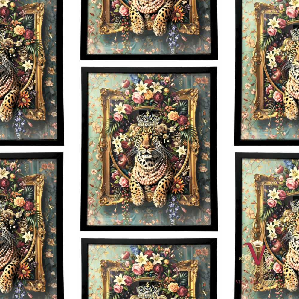 Duchess Wildflower Framed Art repeated