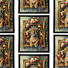 Duchess Wildflower Framed Art repeated