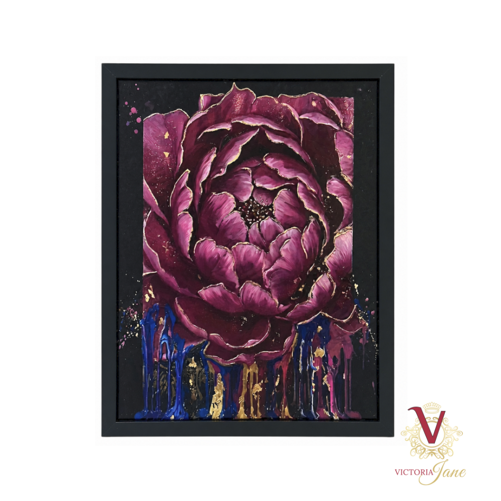 Eclectic Peony Framed Art