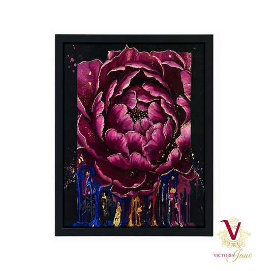 Eclectic Peony Framed Art