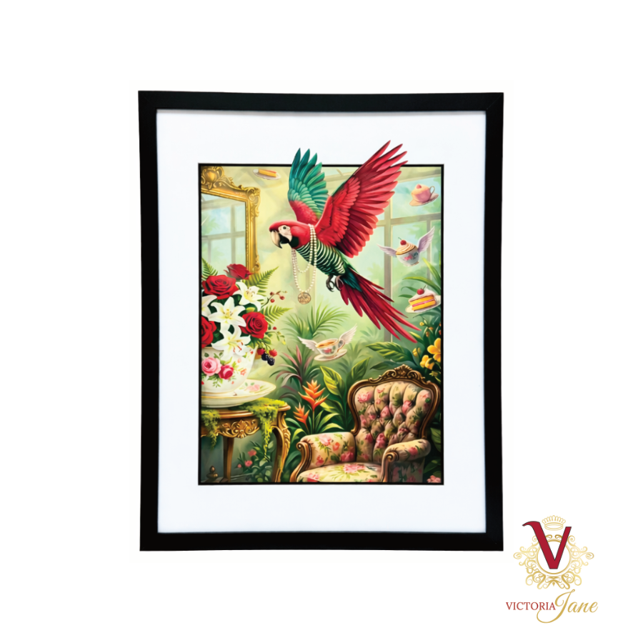 Flamingos Uninvited Guest Large Framed Art
