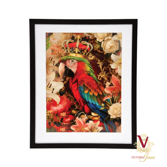 Lady Rosabelle Plume Mat Framed Art