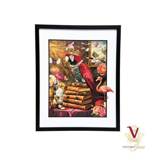 Sir Percival Featherington Large Framed Art