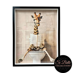 Lucky Legs Giraffe Framed Art