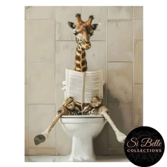 Lucky Legs Giraffe Framed Art