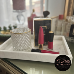 si belle collections Luxury Marble Tray makeup