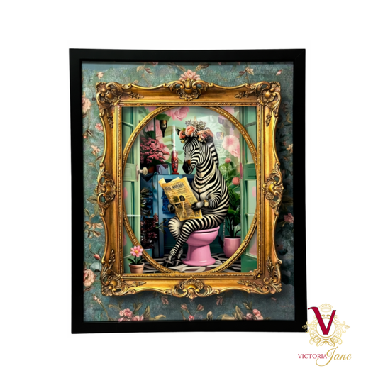 Miss Blush & Briefings Framed Art