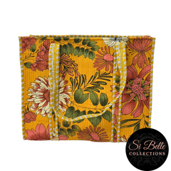 Mustard Flower Designer Carry All Tote Bag