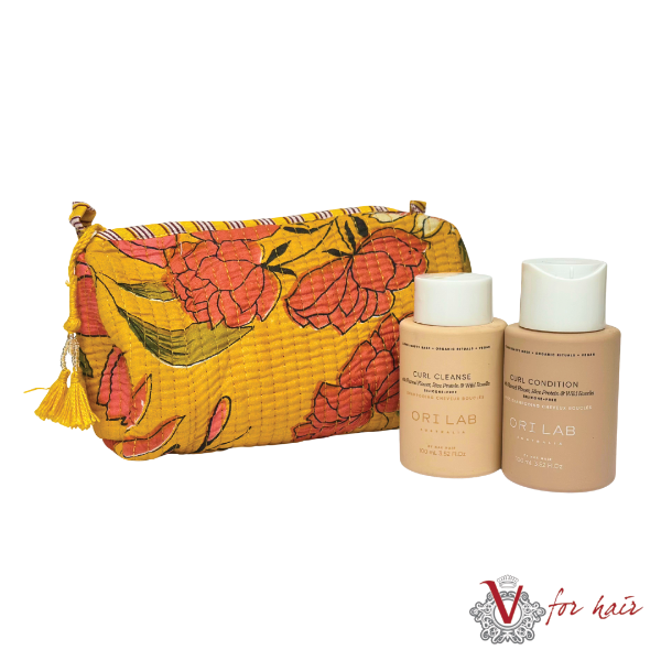 Mustard Flower Ori Lab Curl Travel Set