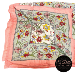 Pale Sage Quilt folded