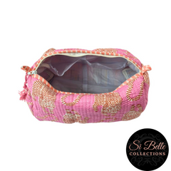 Pink Tiger Pouch Bag Set