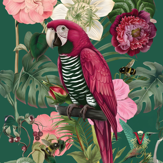 Plume in Bloom Wallpaper detail