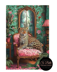 Regal Leopard Framed Art