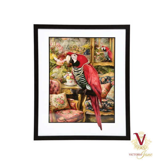 Sir Percival Featherington Large Framed Art