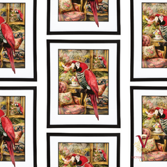 Sir Percival Featherington Large Framed Art repeated