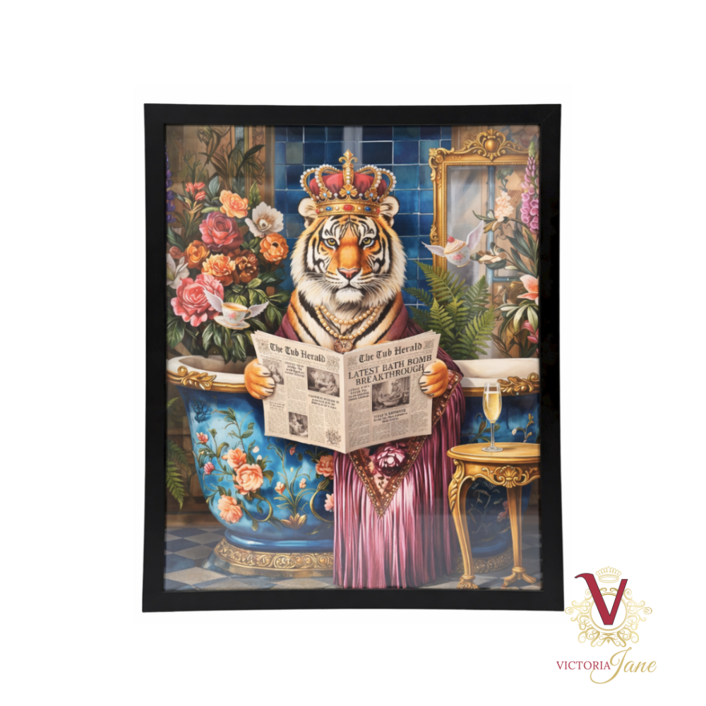The Bathing Empress Framed Art