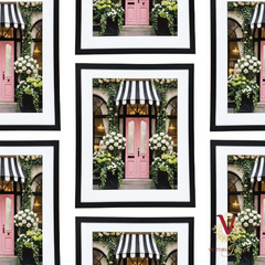 The Blush Door Mat Framed Art repesated