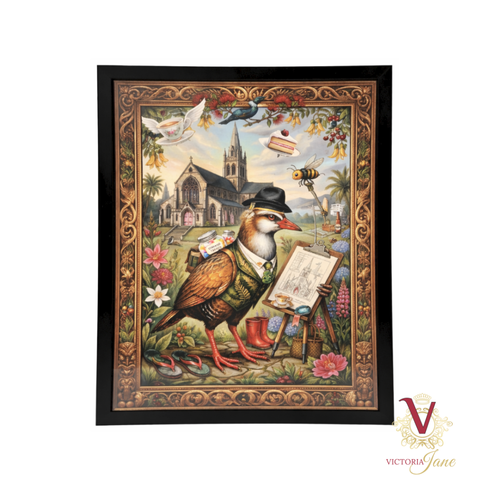 The Curious Scholar Framed Art
