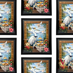 The Lakeside Tea Framed Art repeated