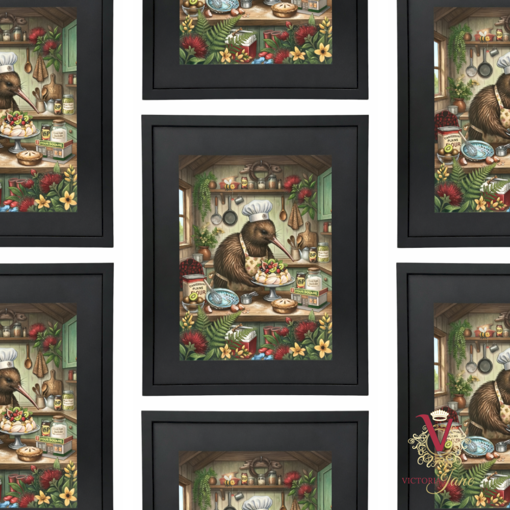 The Pavlova Baker Framed Art repeated