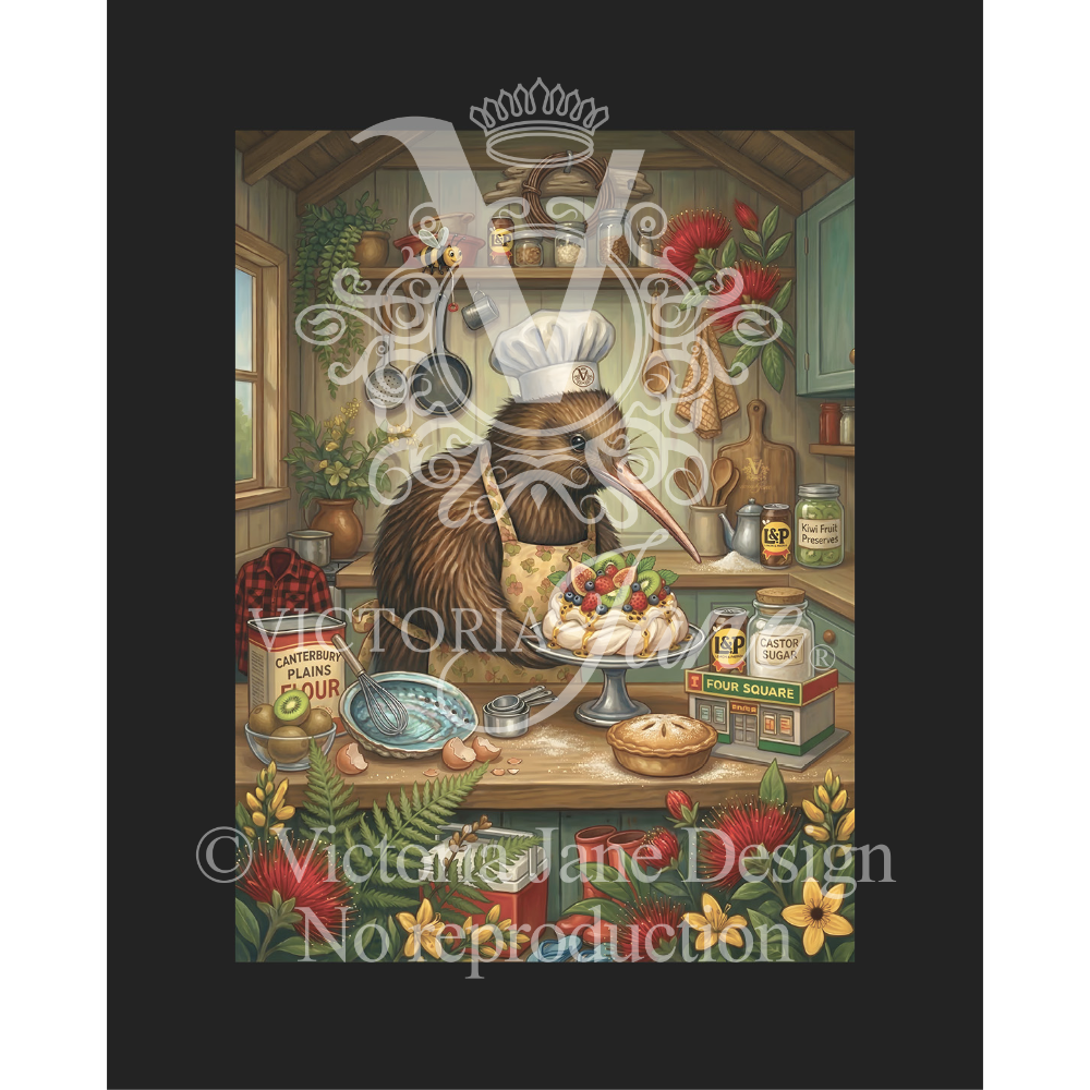 The Pavlova Baker Framed Art watermark