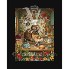 The Pavlova Baker Framed Art watermark