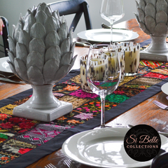Midnight Elegance Table Runner si belle dining table