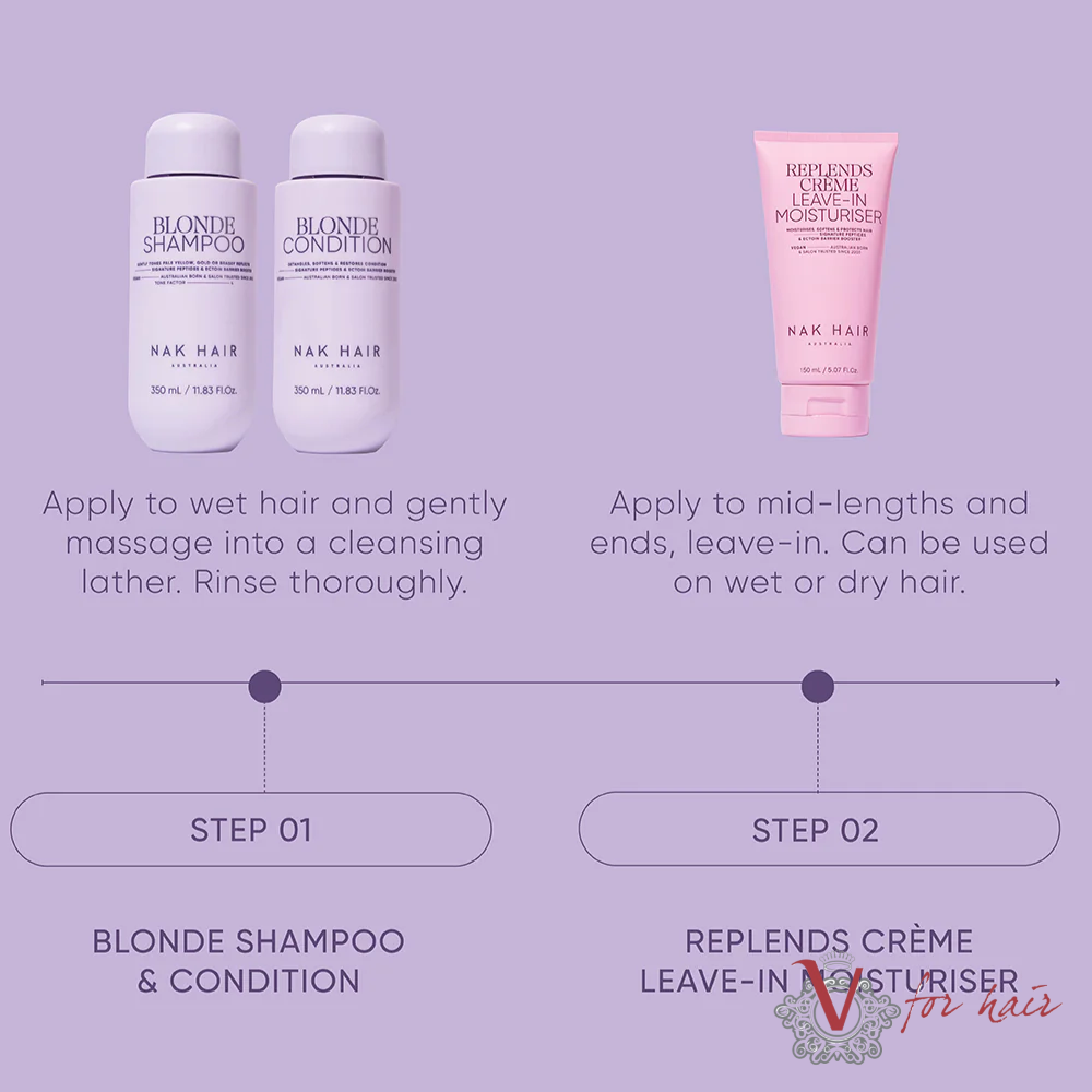 NAK - Blonde Shampoo - 350ml routine