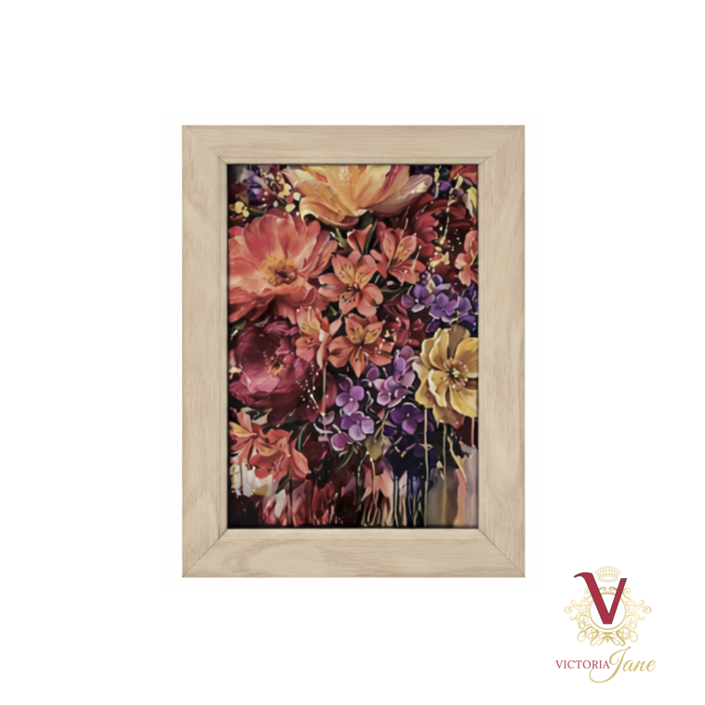 Bloom Gift Card Set watercolour bright flowers