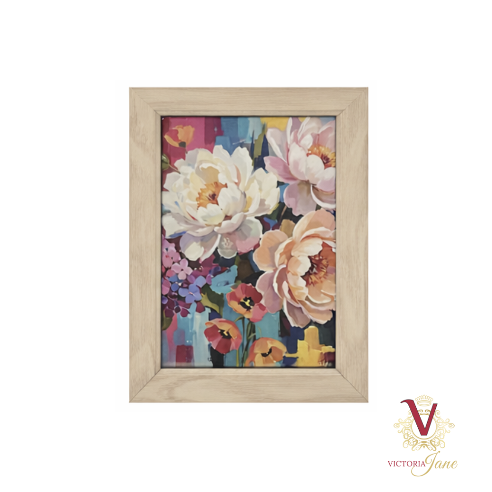 Bloom Gift Card Set colourful white peony