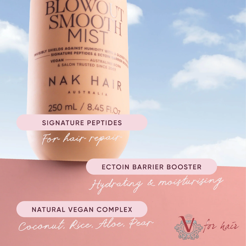 NAK - Blowout Smooth Mist - 250ml ingredients