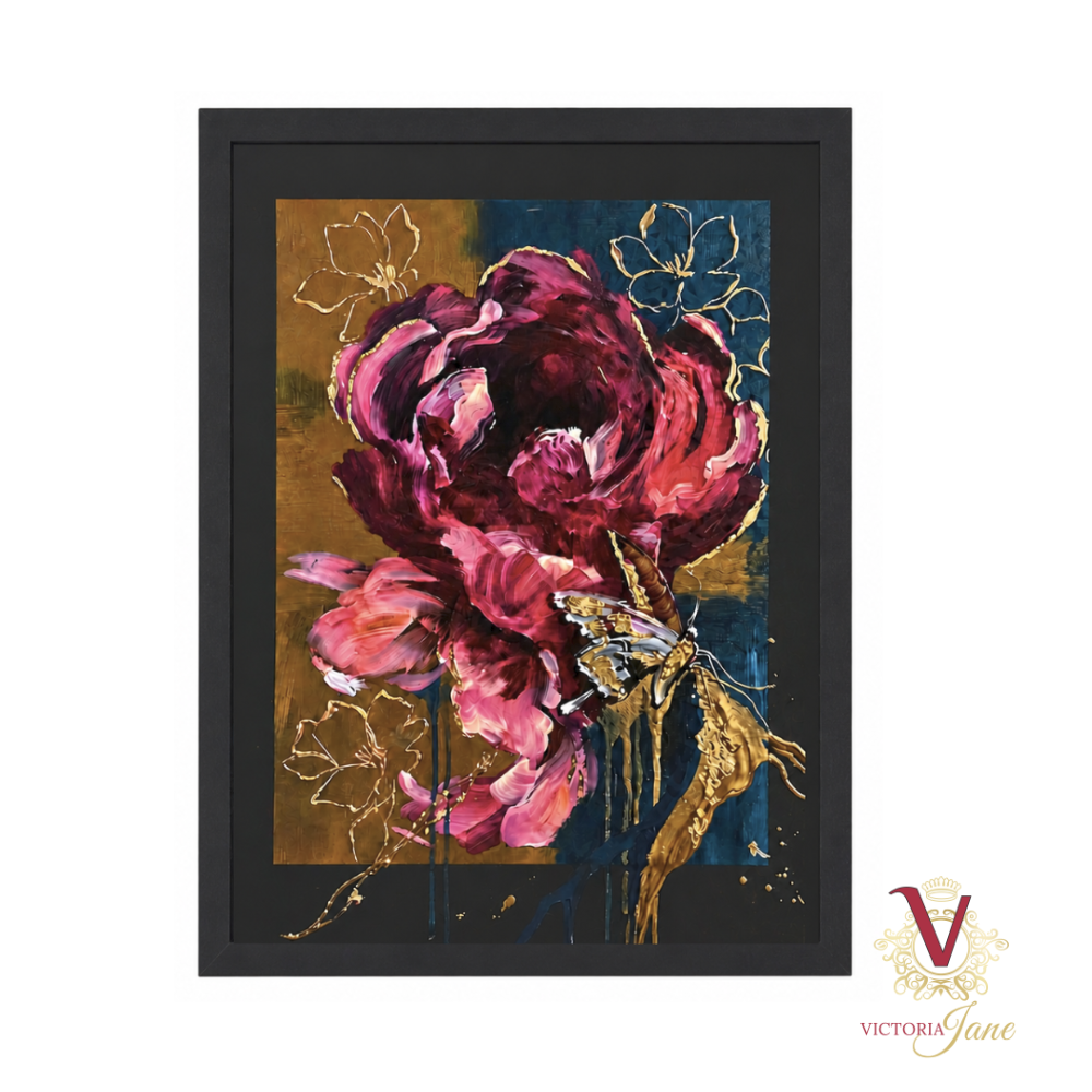Crimson Muse Framed Art
