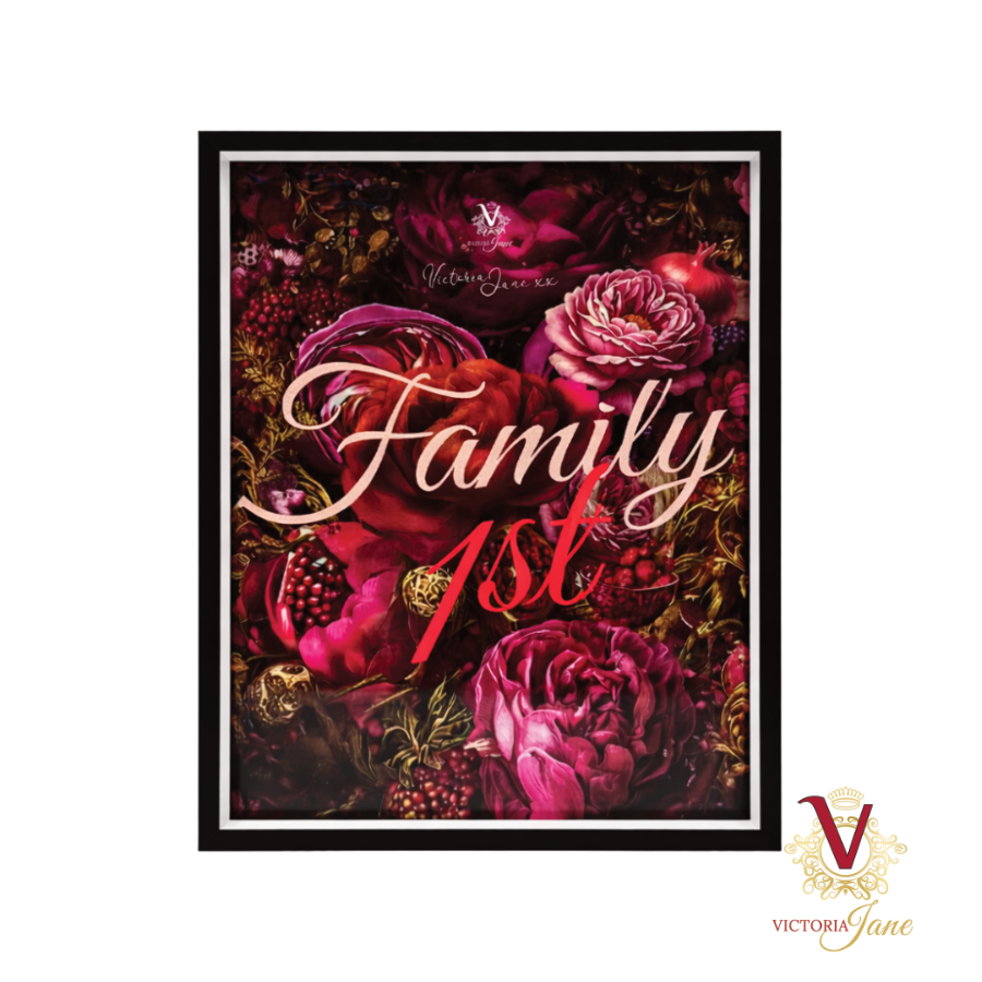 Family First Framed Art victoria Jane