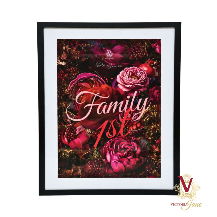 Family First Framed Edge Art victoria jane