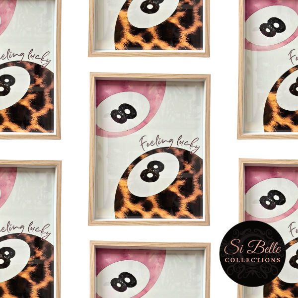 Feeling Lucky Framed Art repeated