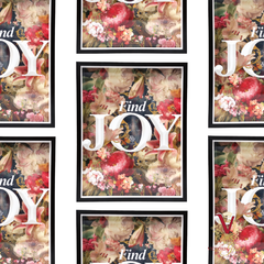 Find Joy Framed Art victoria Jane repeated