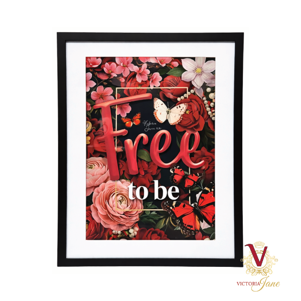 Free to Be Framed Art victoria jane