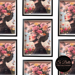Frida Khalo Birdsong Box Framed Art repeated