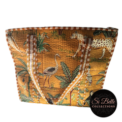 si belle collections Gold Zipped Designer Tote