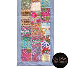 si belle collections Grey Table Runner bottom