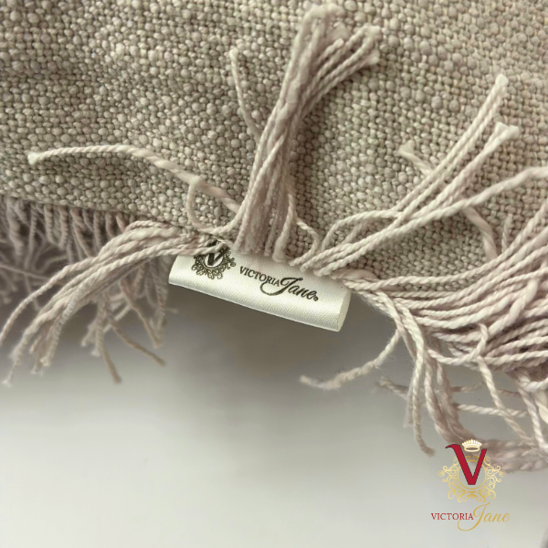 Natural Linen Cushion Cover tag