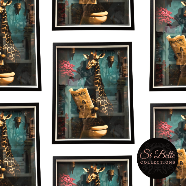 High Society Framed Art repeated