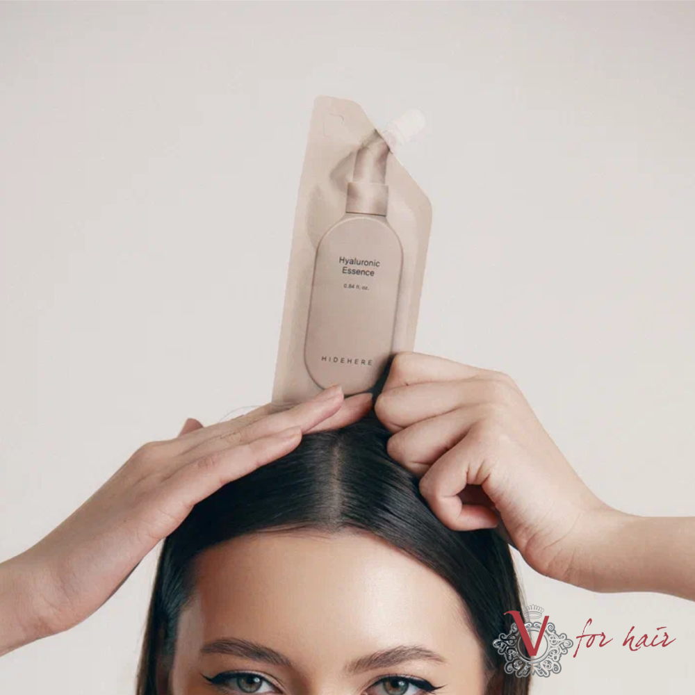 HIDEHERE - Hyaluronic Essence - 25ml with model