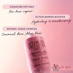 NAK - Hydrate Detangle Mist - 250ml benefits