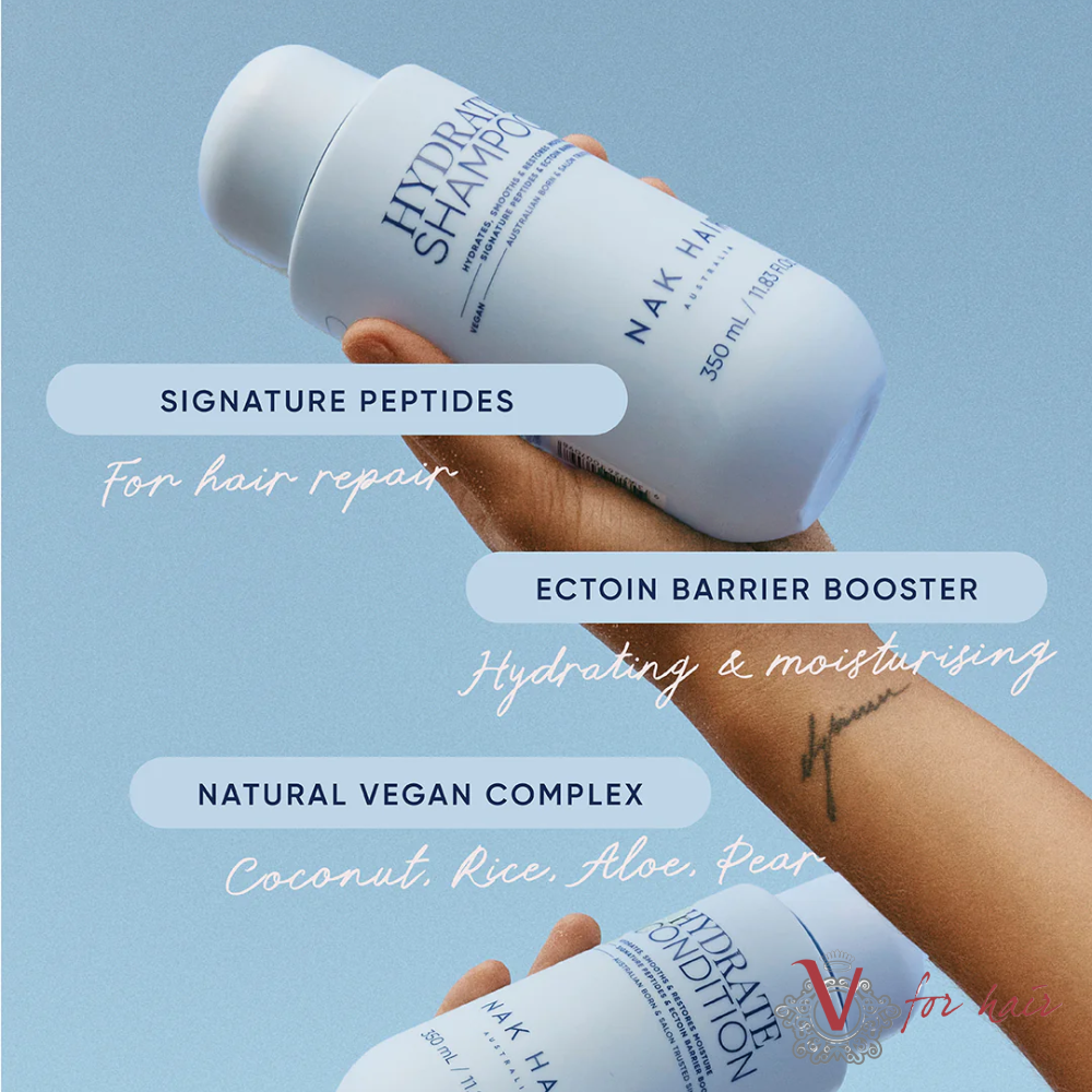 NAK - Hydrate Shampoo - 2 Sizes Available ingreients